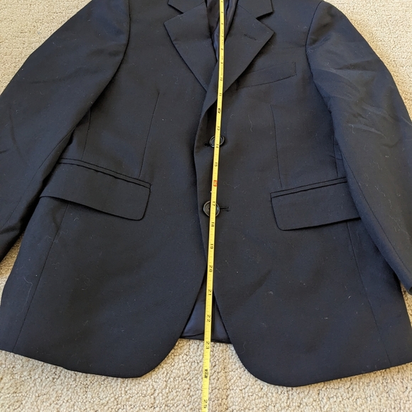 Brooks Brothers Boys Blazer Suit Jacket 100% Wool Black 10 Formal Holiday Event - Picture 7 of 7